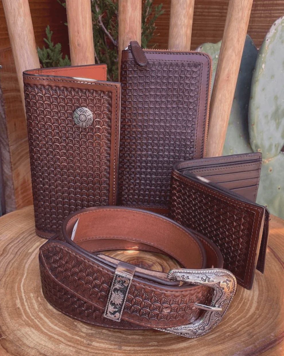Outback King Western Cowboy Snowdrops Wallet