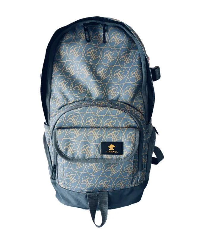 Tin Haul Grey Branded Backpack
