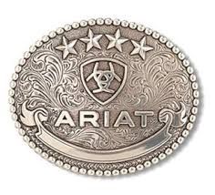 Ariat Ovel Bead Edge Antique Buckle