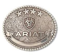 Ariat Ovel Bead Edge Antique Buckle
