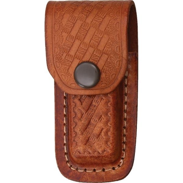 Knife Pouch Leather fits 3.5-4"Basketwave