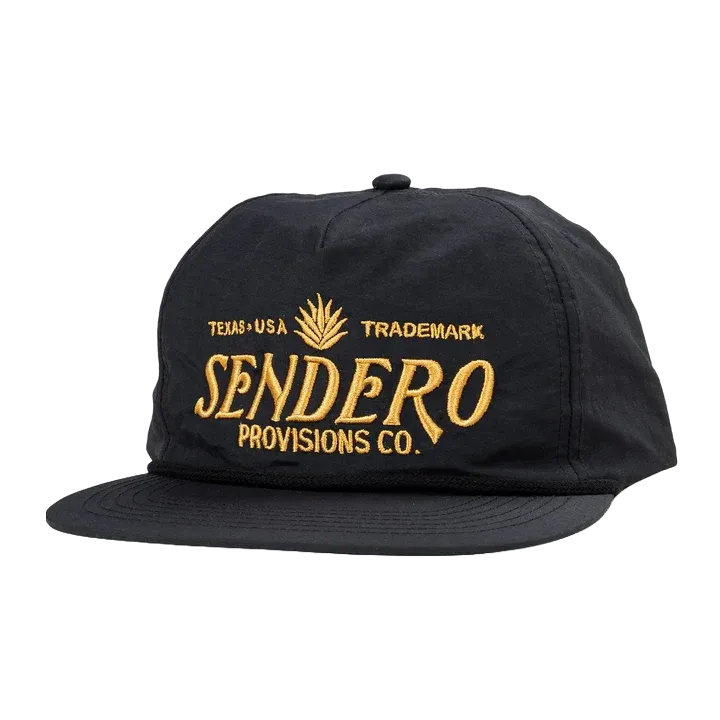 Sendero Logo Cap Black Gold