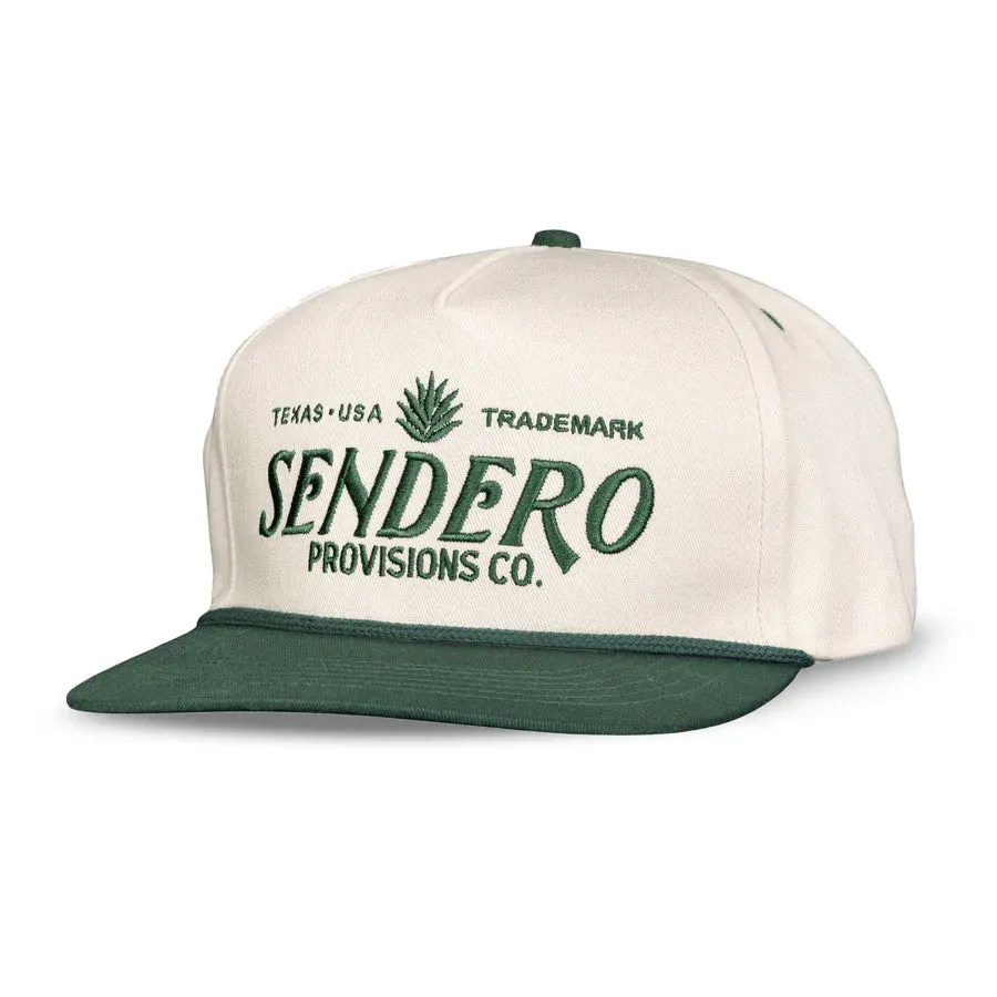 Sendero Logo Cap Cream Green