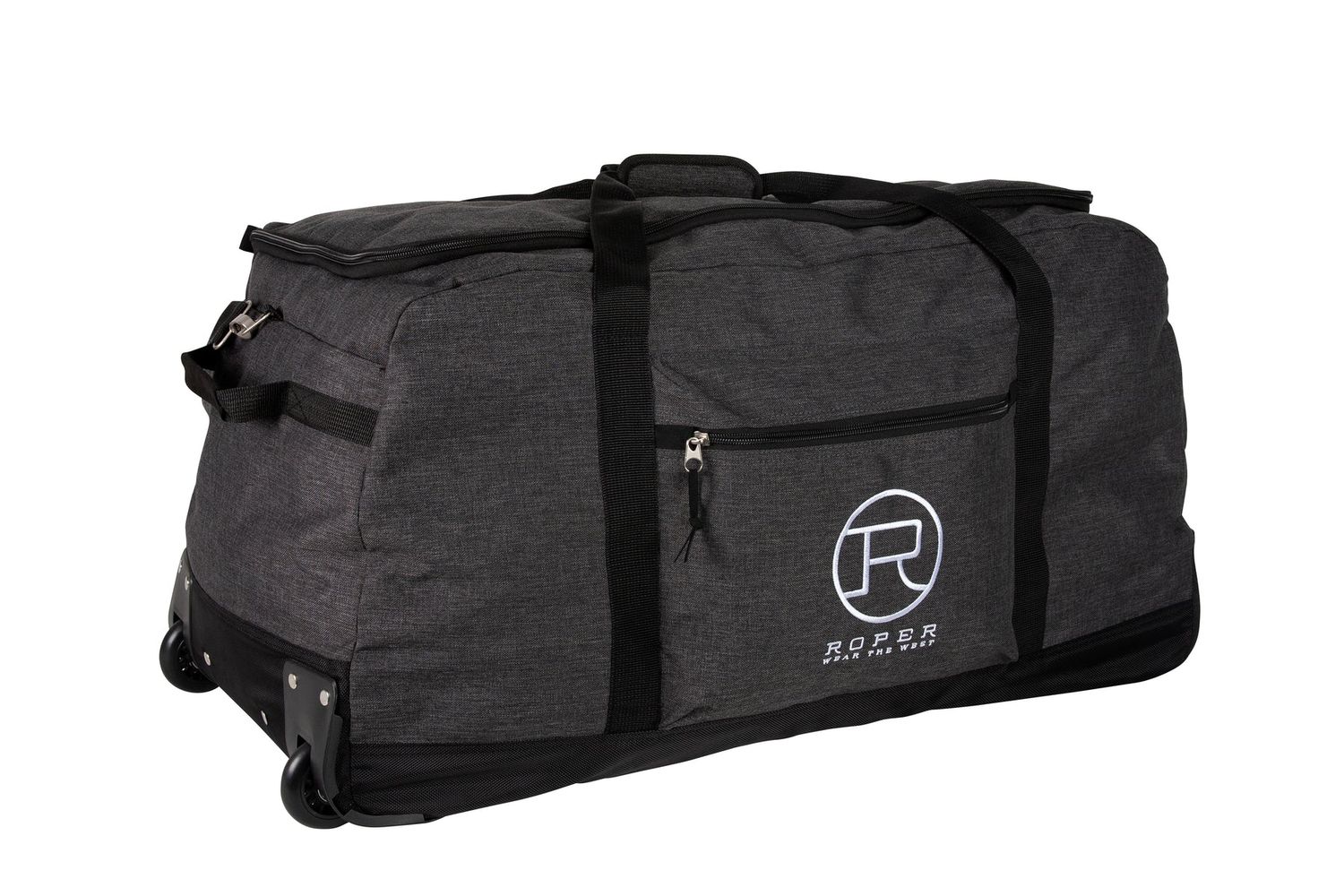 Roper Black and Grey Wheeled Travel Bag