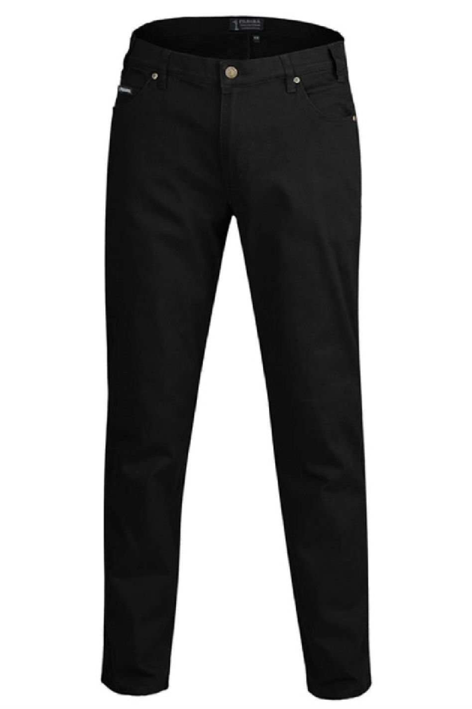Pilbara Mens Cotton Stretch Black Jean