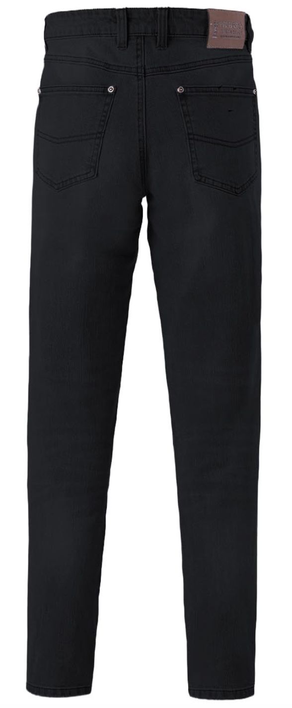 Pilbara Mens Distress Black Stretch Denim Jean