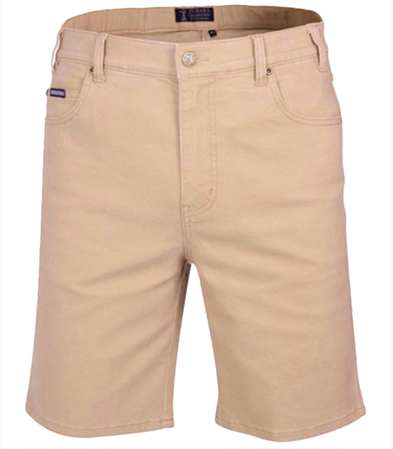 Pilbara Mens Cotton Stretch Wheat Jean Short