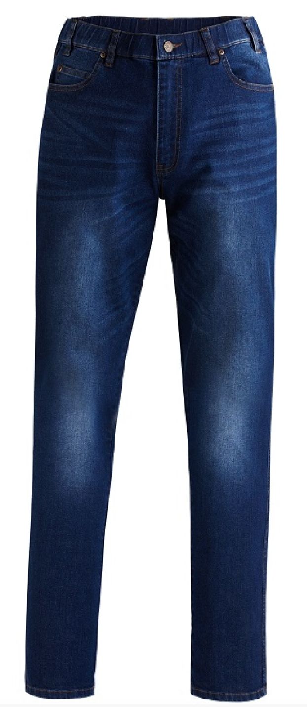 Pilbara Mens Distress Blue Stretch Denim Jean