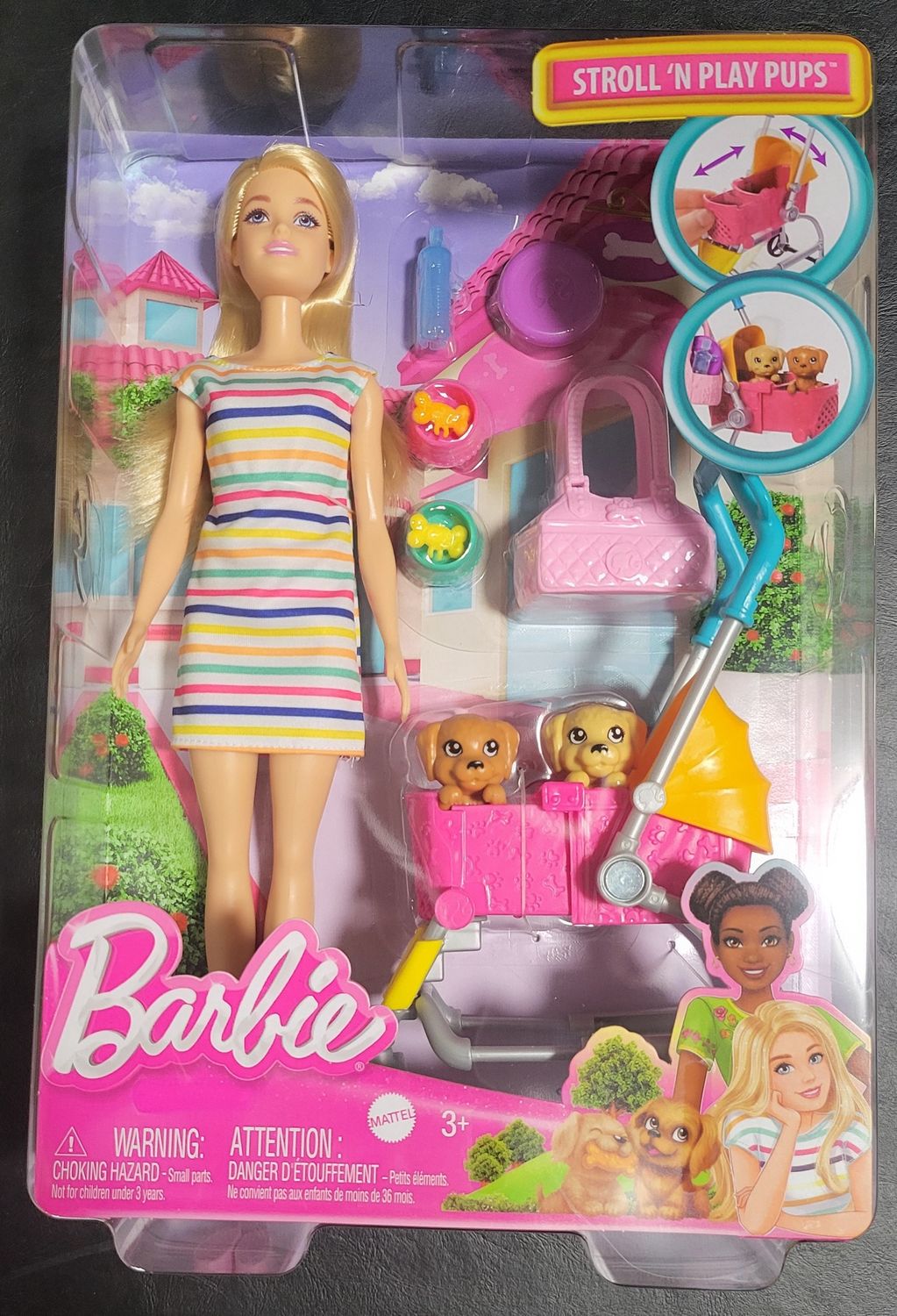 Barbie Stroll 'N Play Pups