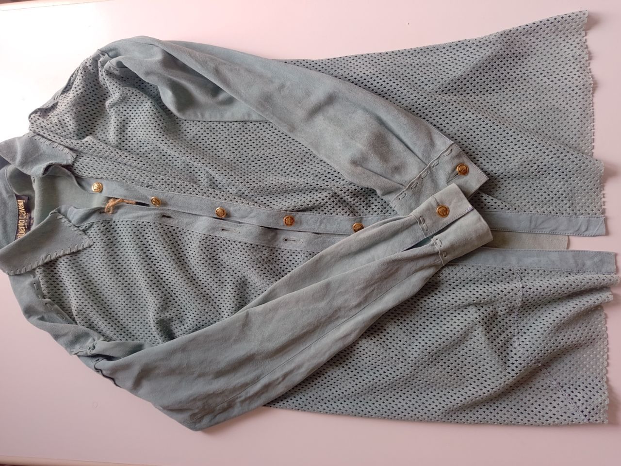 GIACCA SCAMOSCIATA ROBERTO CAVALLI