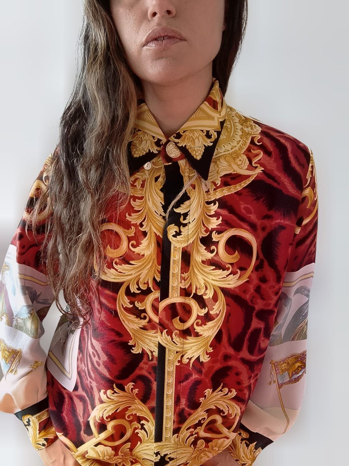 CAMICIA IN SETA GIANNI VERSACE