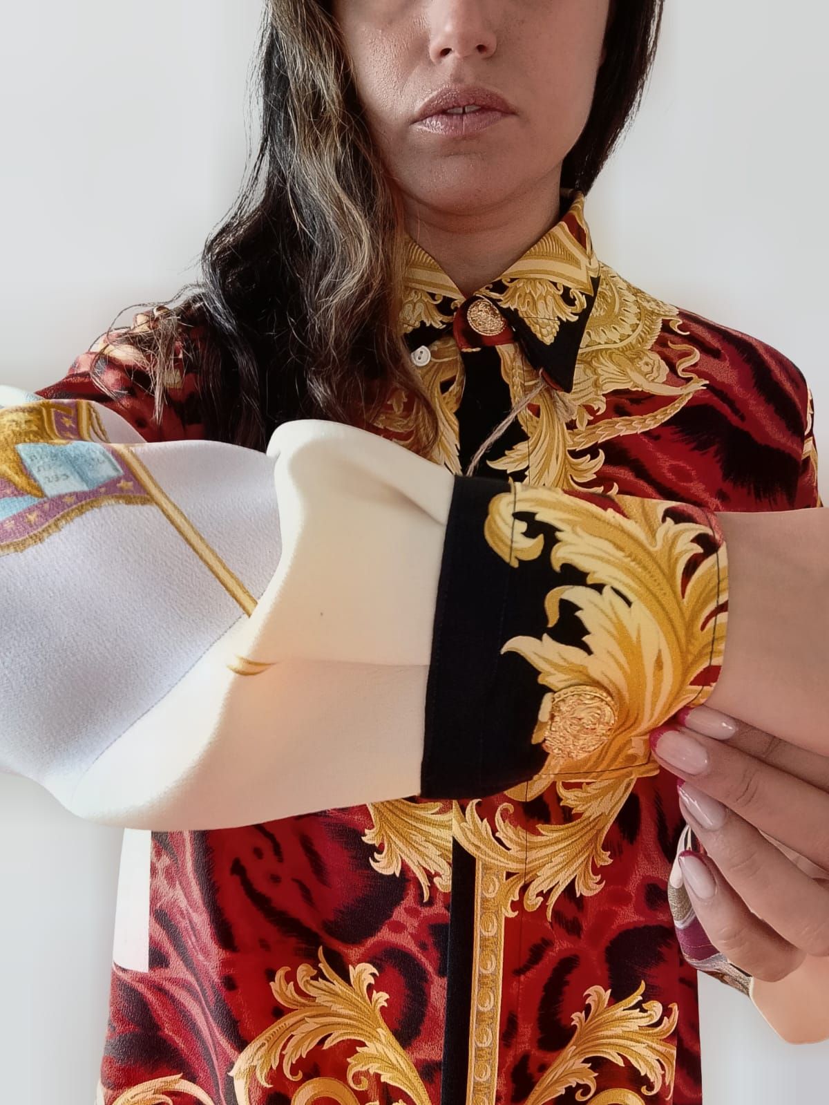 CAMICIA IN SETA GIANNI VERSACE