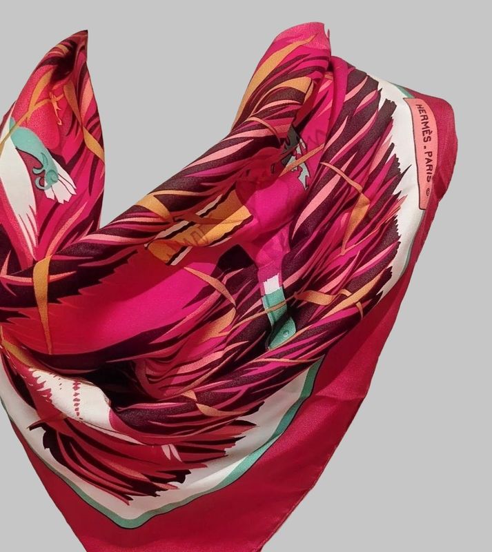FOULARD HERMES "COLS VERTS"