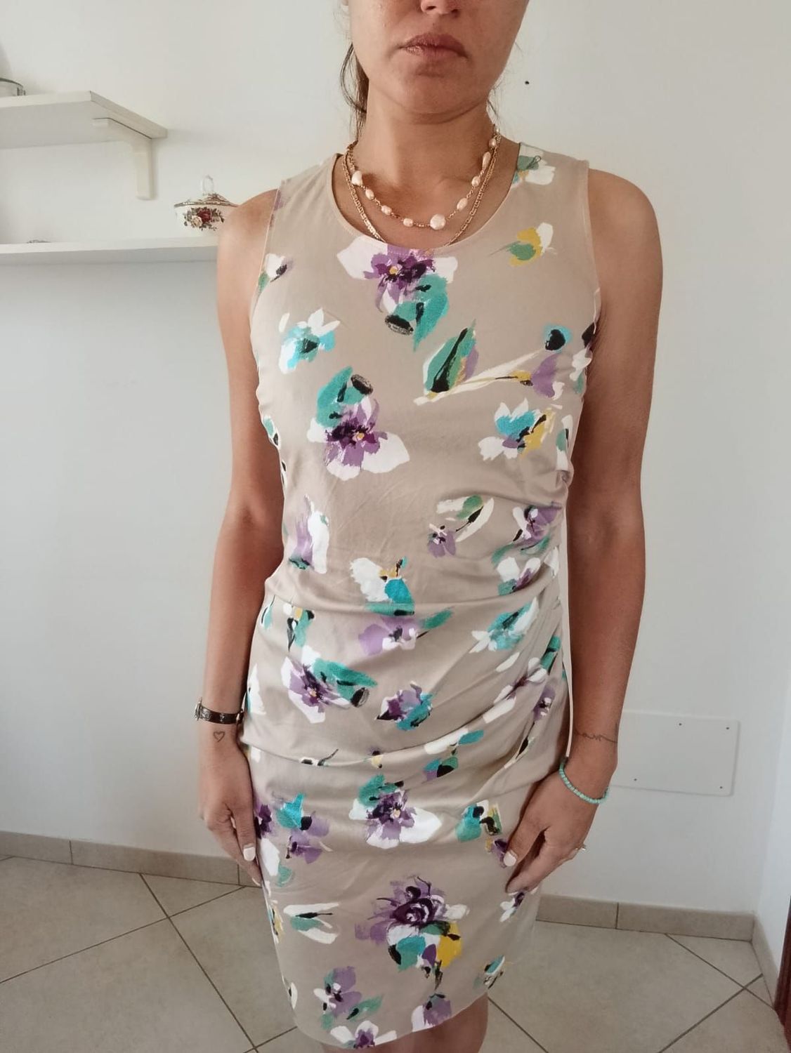 ABITO MAX MARA CON STAMPA FLOREALE