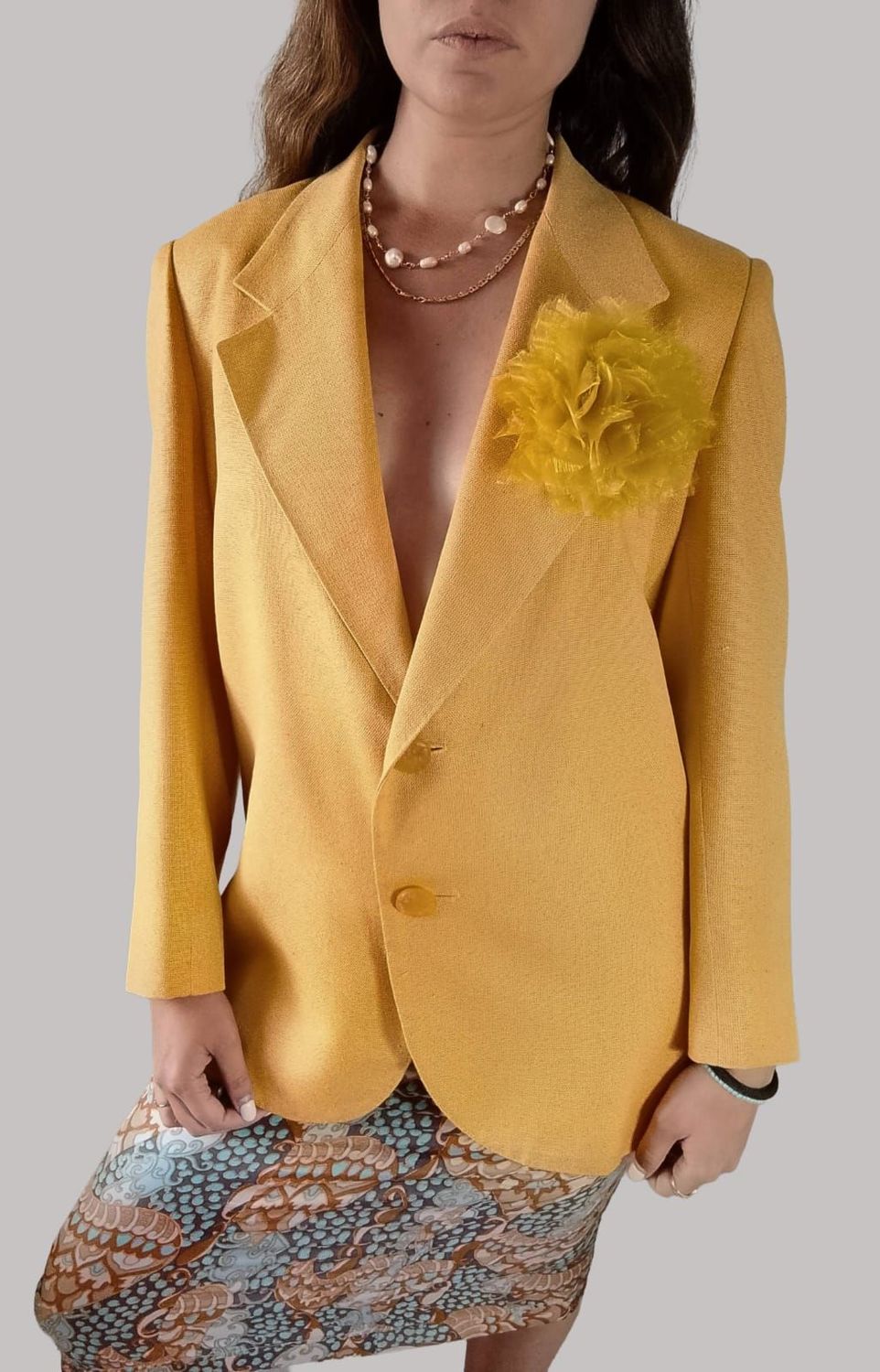BLAZER SARTORIALE GIALLO BLAZER SARTORIALE GIALLO