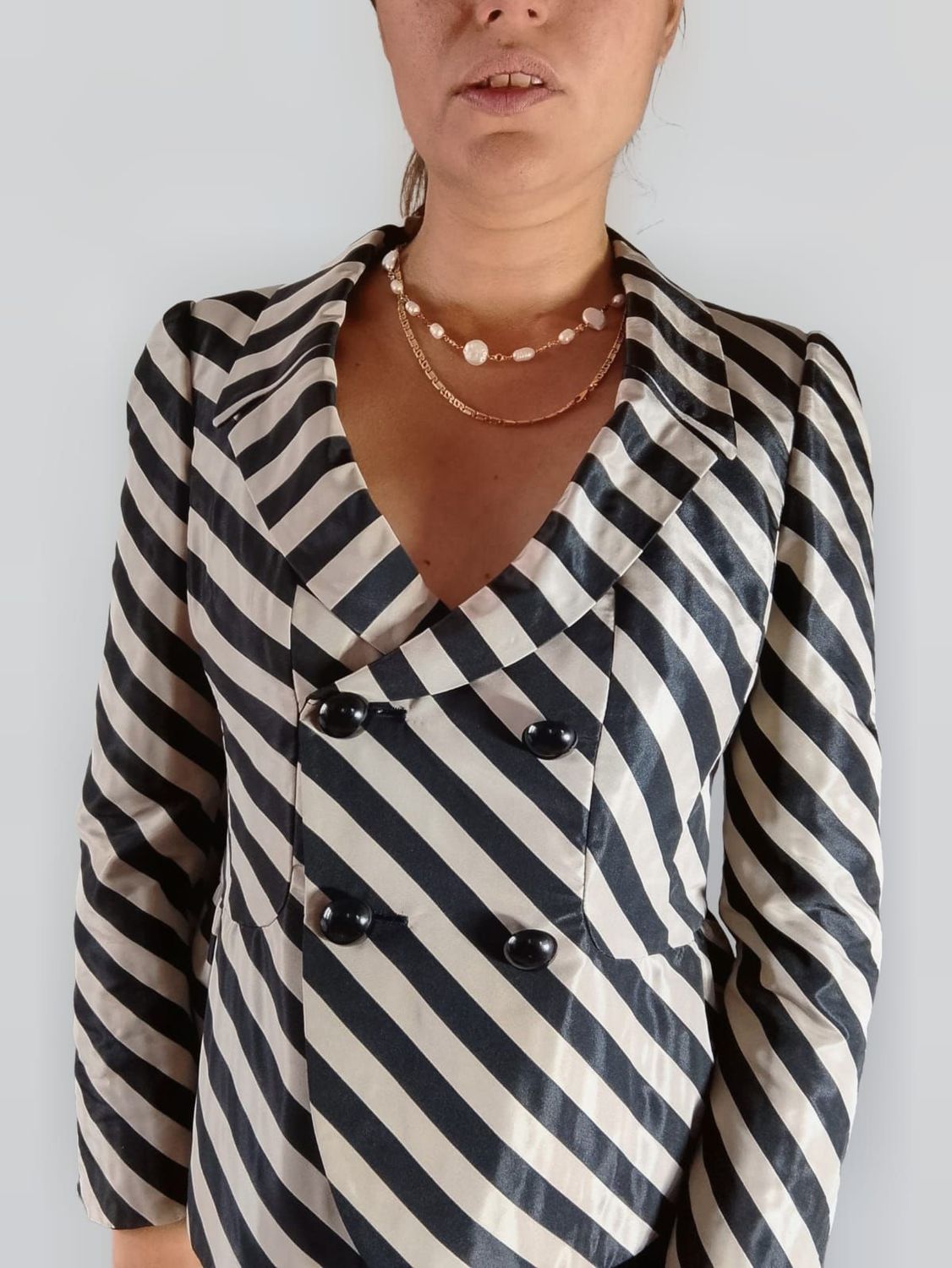 BLAZER A RIGHE GIORGIO ARMANI