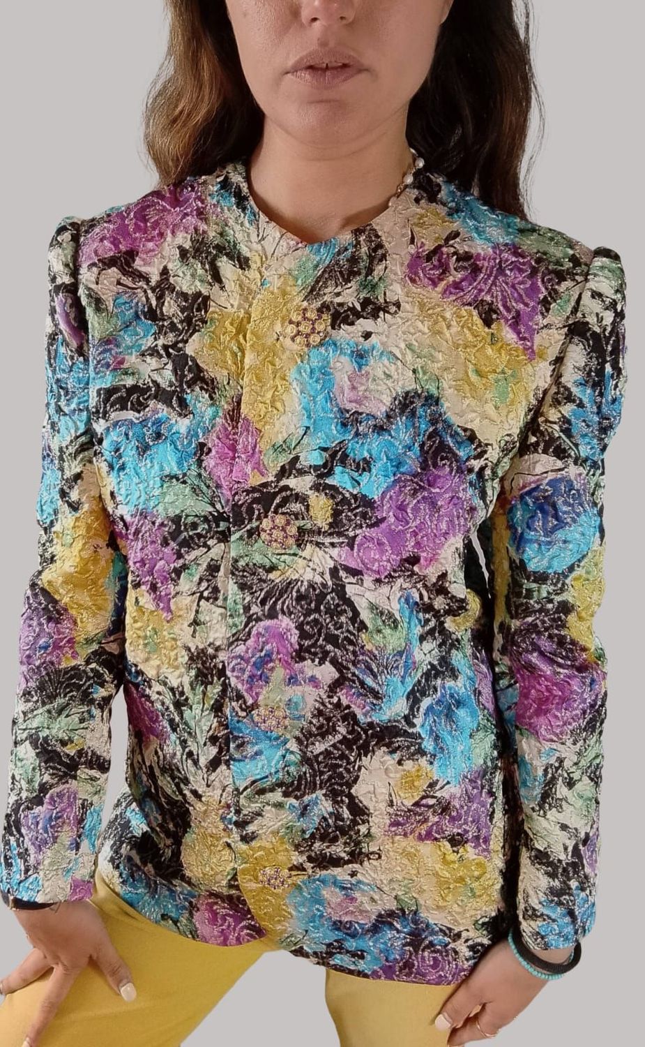 BLAZER SARTORIALE DIPINTO A MANO
