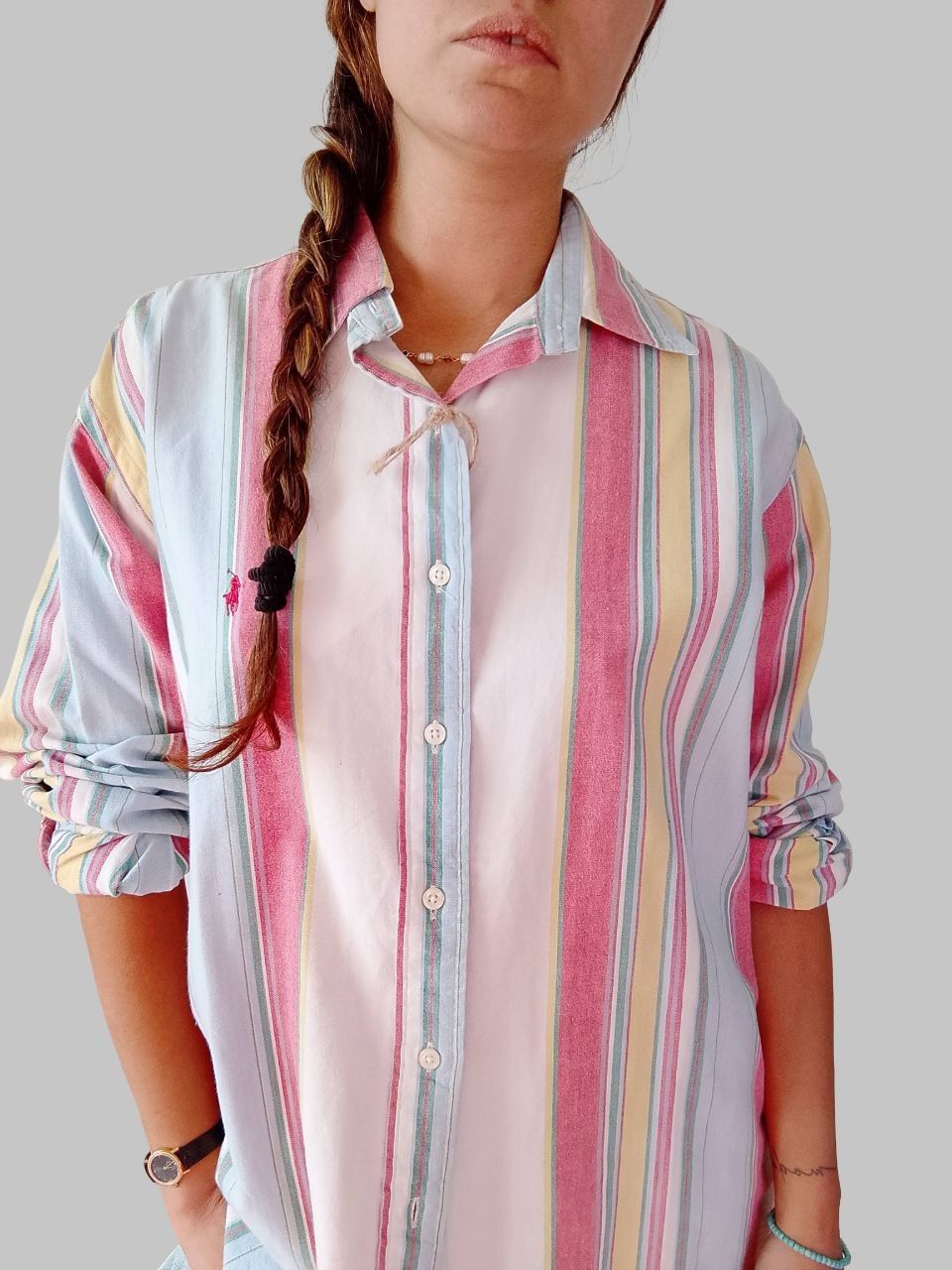 CAMICIA RALPH LAUREN A RIGHE