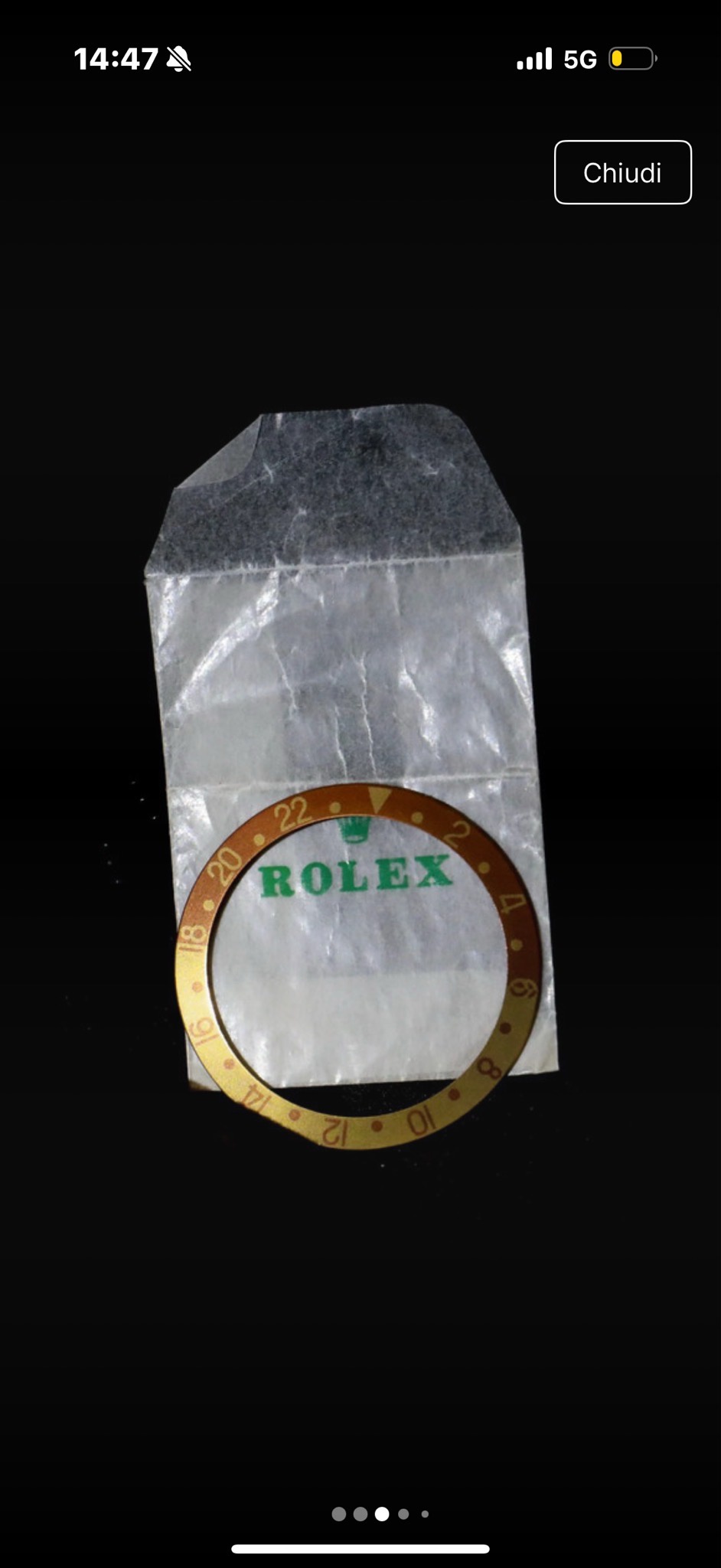 ROLEX ROOT BEER 1675 INSERTO