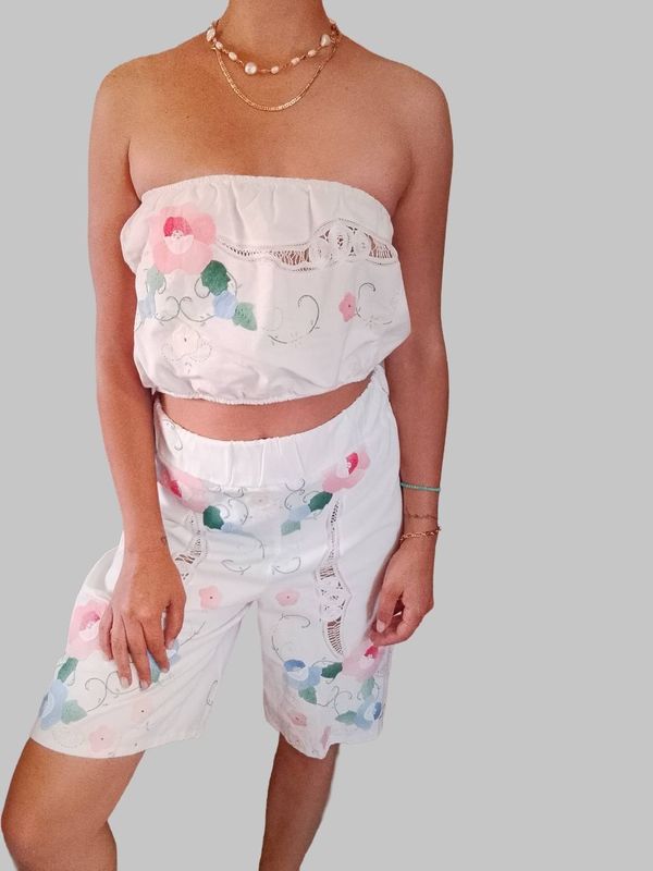 COMPLETO DUE PEZZI TOP E BERMUDA