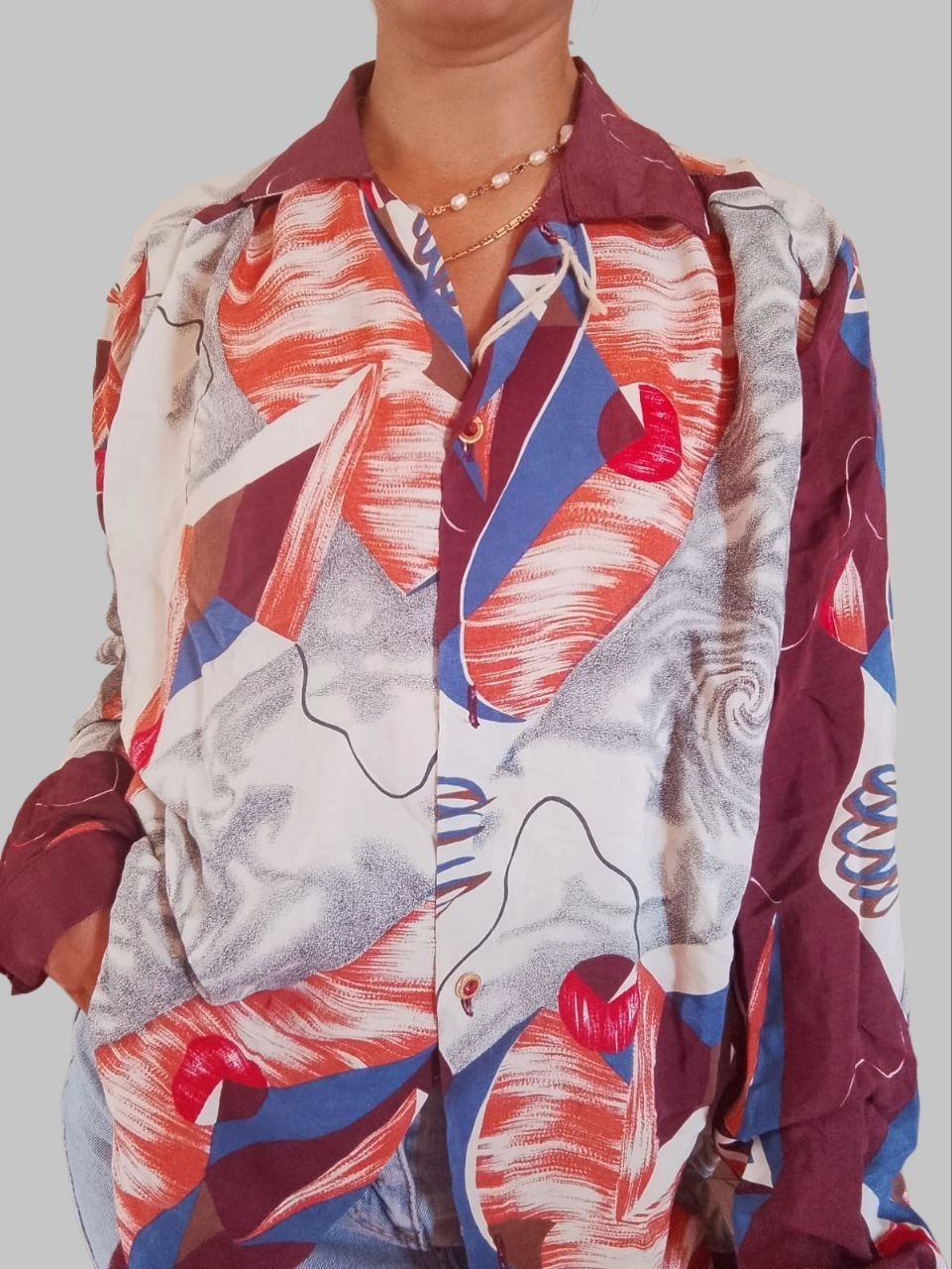 CAMICIA ANNI 70 STAMPATA CAMICIA ANNI 70 STAMPATA