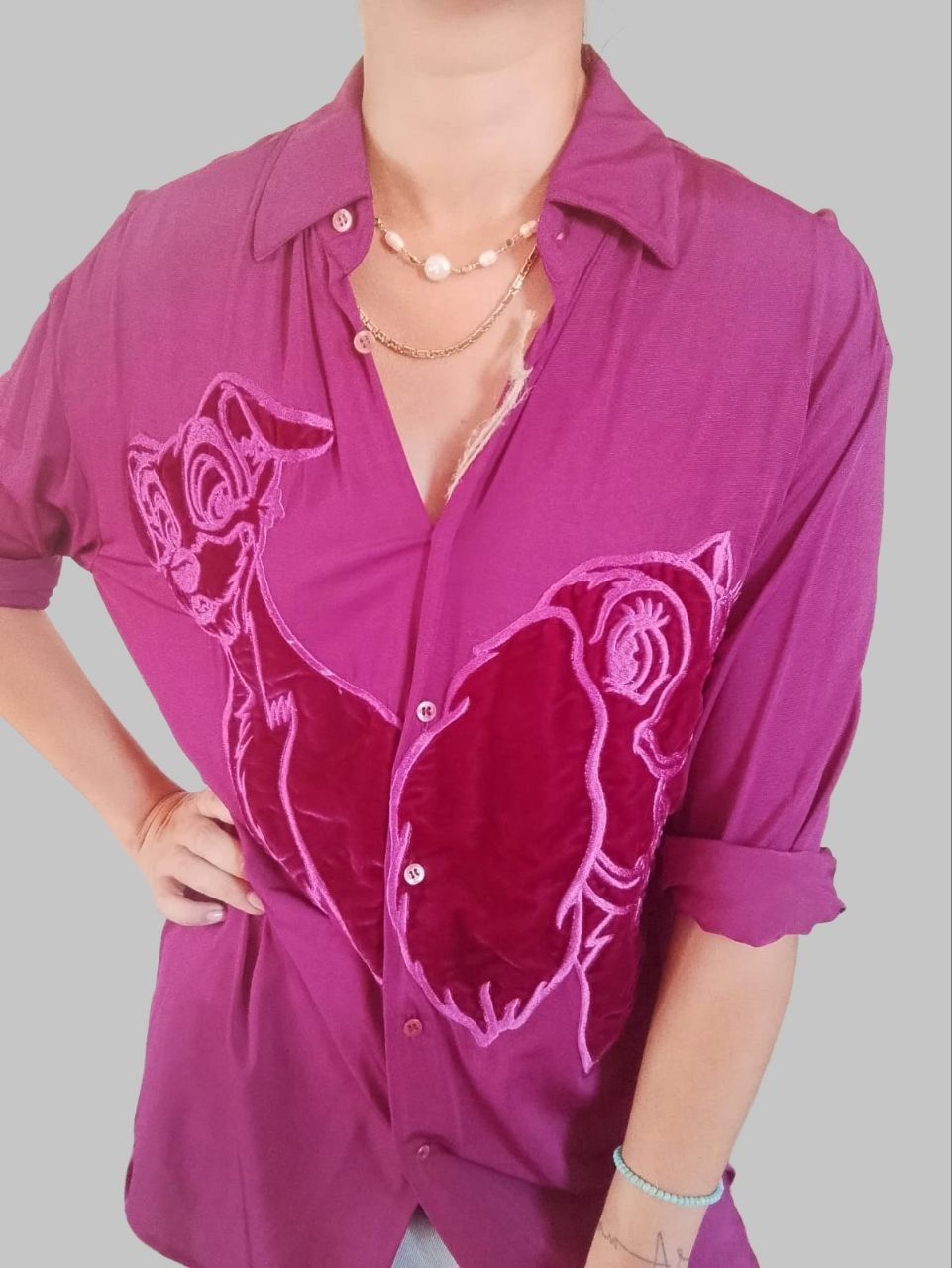 CAMICIA ICEBERG CON DETTAGLIO CAMICIA ICEBERG CON DETTAGLIO