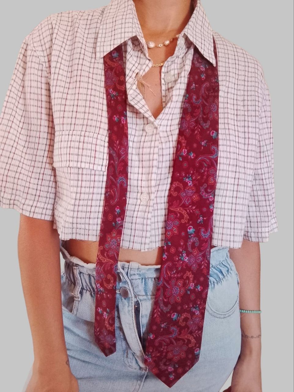 CAMICIA ARMANI A CROP TOP