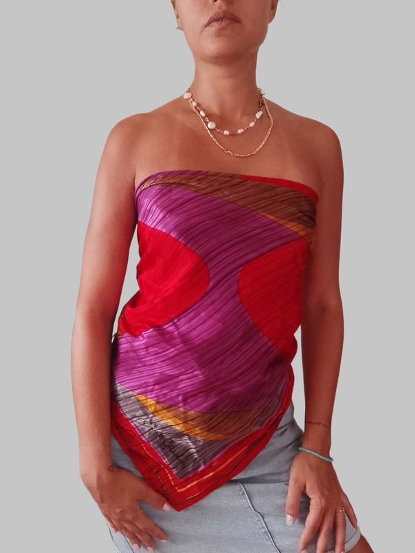 FOULARD PIERRE CARDIN STAMPA GEOMETRICA