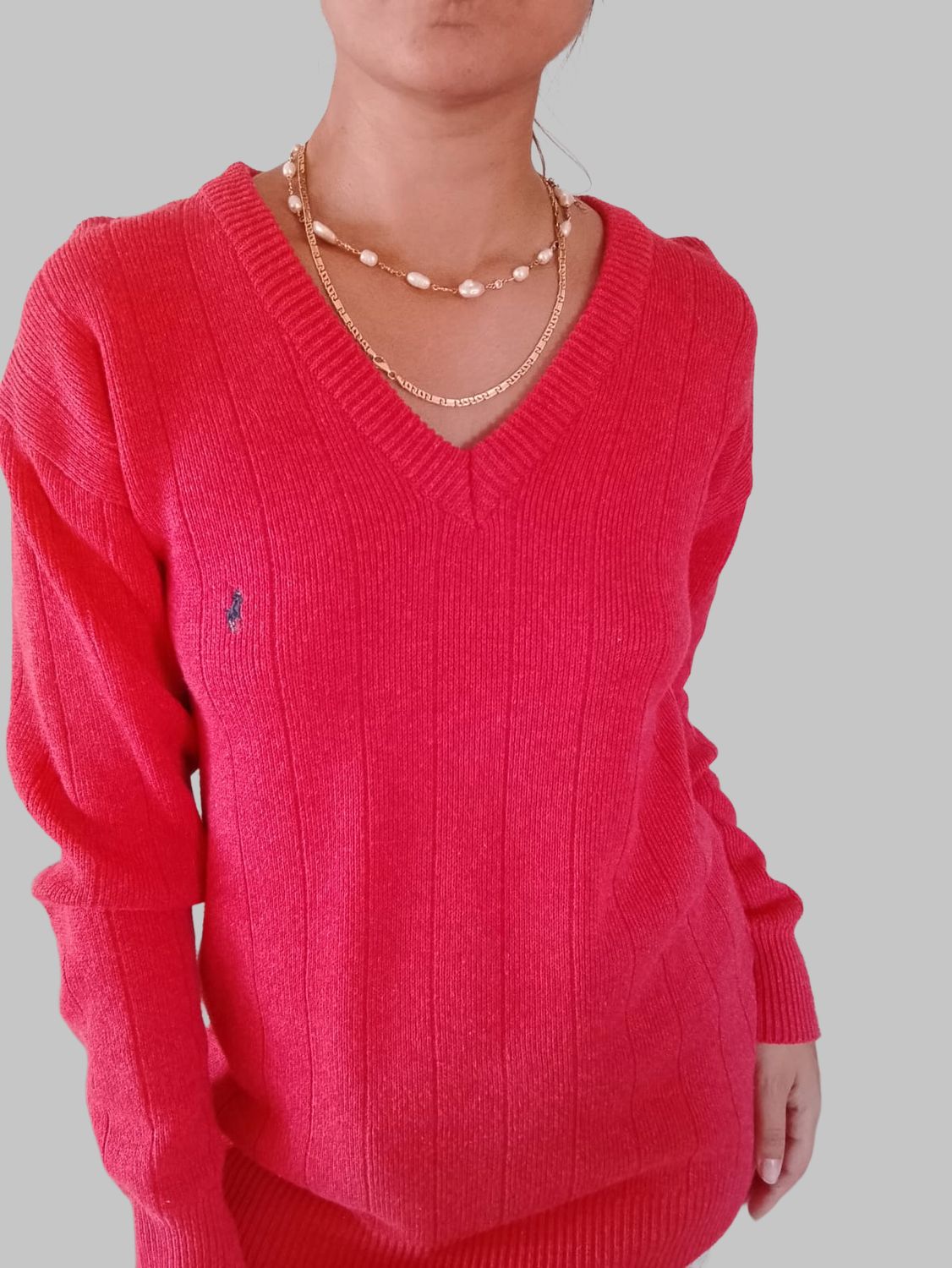MAGLIA RALPH LAUREN ROSSA MAGLIA RALPH LAUREN ROSSA