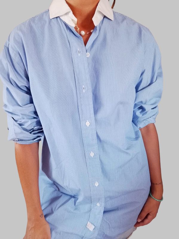 CAMICIA RALPH LAUREN AZZURRA