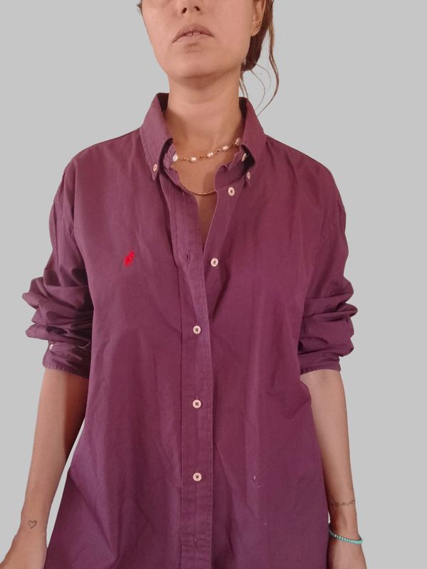 CAMICIA RALPH LAUREN COLOR VINACCIA