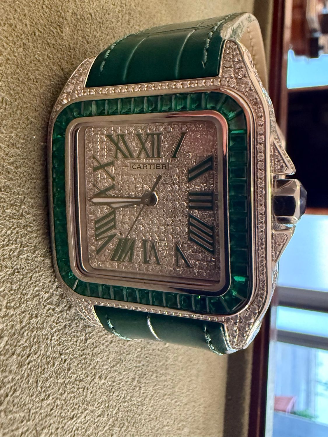 CARTIER SANTOS 100 DIAMOND