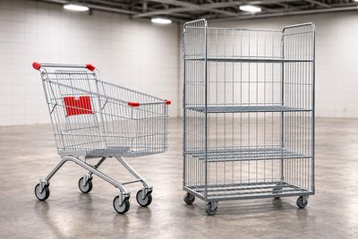 Carrelli della spesa e roll