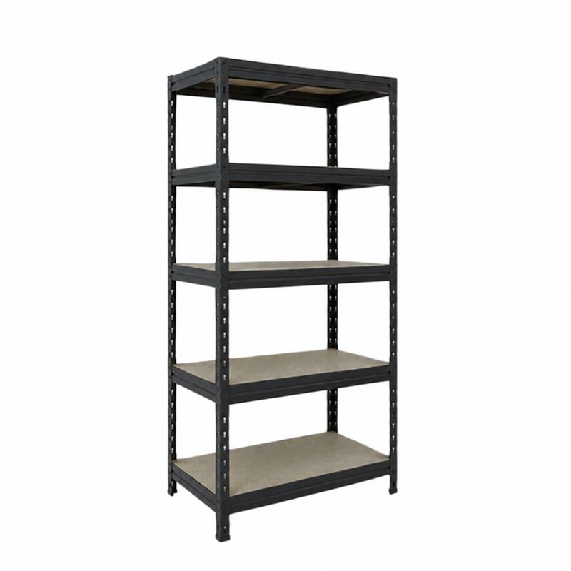 SCAFFALE GRIS ANTRACITA RIVET M - 180 X 90 X 45 CM SCAFFALE GRIS ANTRACITA RIVET M - 180 X 90 X 45 CM