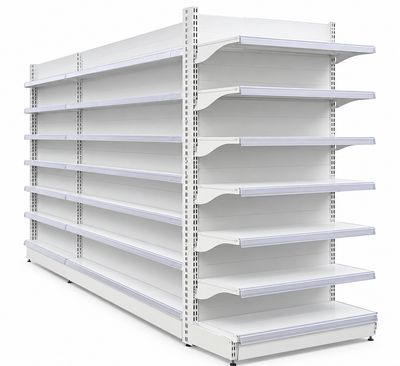 SCAFFALATURA GONDOLA ELEMENTO DA 100 - B40+40 - 195 X 100 X 40 CM SCAFFALATURA GONDOLA ELEMENTO DA 100 - B40+40 - 195 X 100 X 40 CM