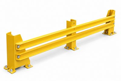 Guardrail di Protezione per Scaffalature Industriali – 2400 mm