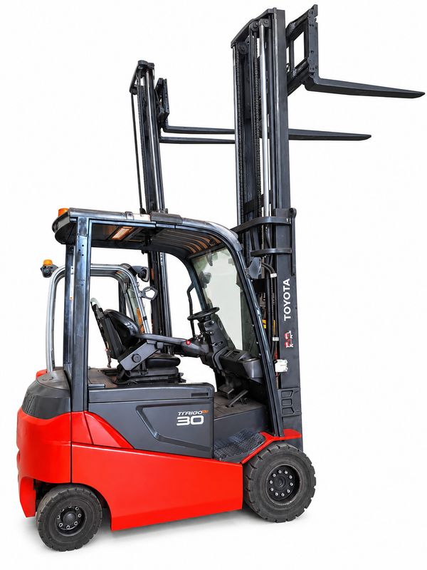 Muletto Elettrico Usato Toyota Traigo 30 – 3000 kg – Alzata 3300 mm – Anno 2017