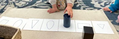 The child gives us a beautiful lesson – that in order to form and maintain our intelligence, we must use our hands.