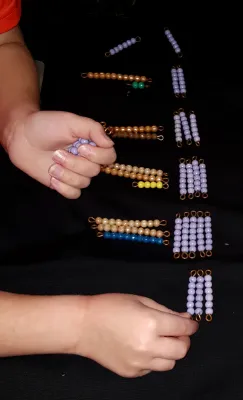 The child gives us a beautiful lesson – that in order to form and maintain our intelligence, we must use our hands. The child gives us a beautiful lesson – that in order to form and maintain our intelligence, we must use our hands.