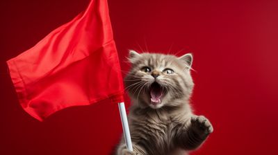 Ignoring the red flags because you wanna see the good in people will cost you later.