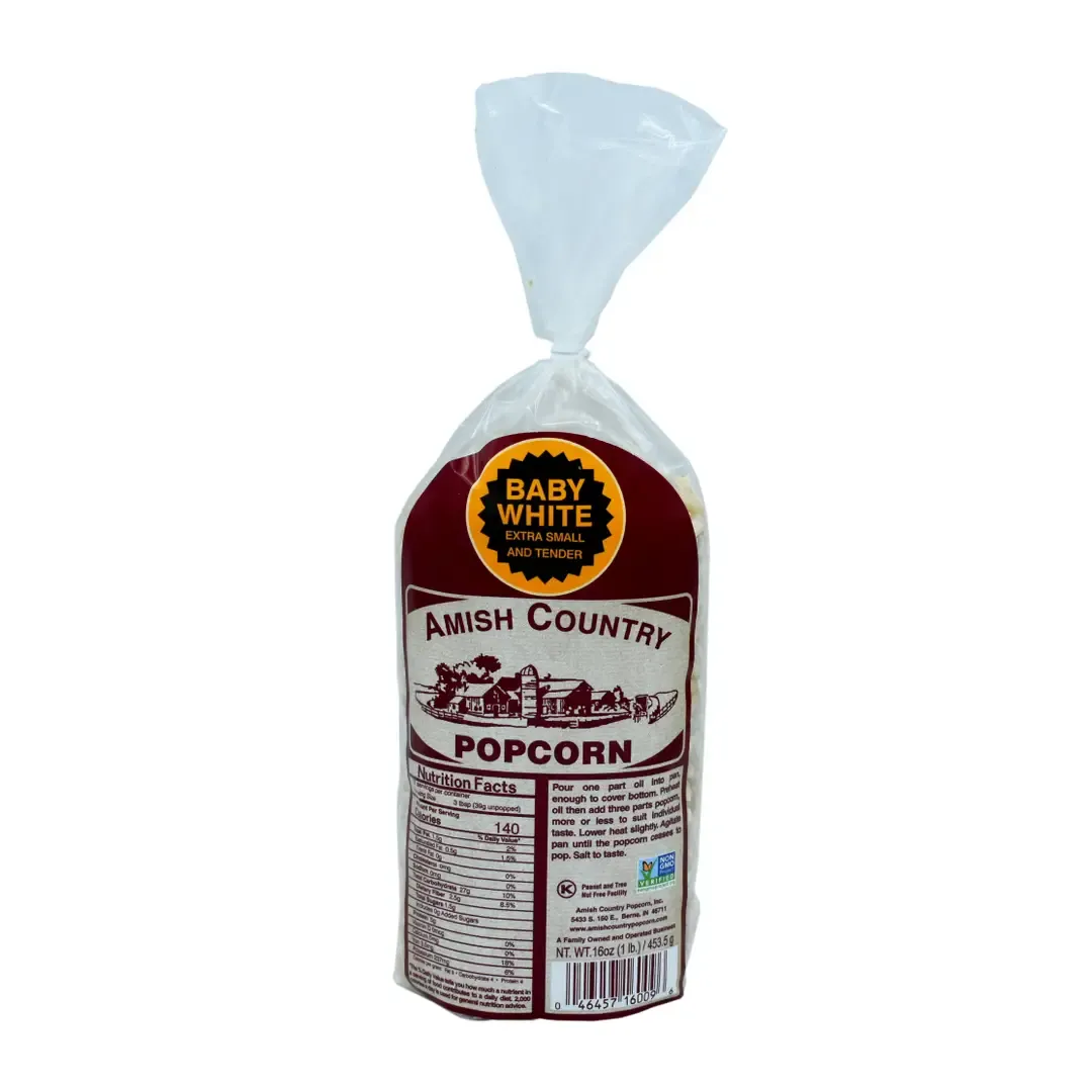 Amish Country 1LB Baby White Popcorn