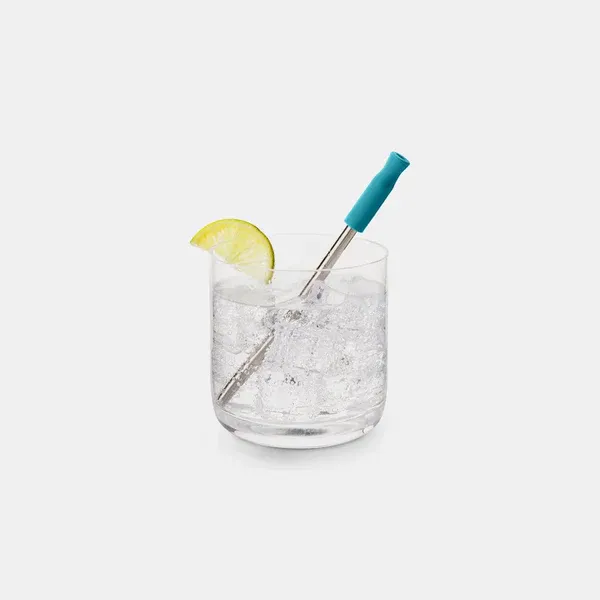 SS Cocktail Straws s/4