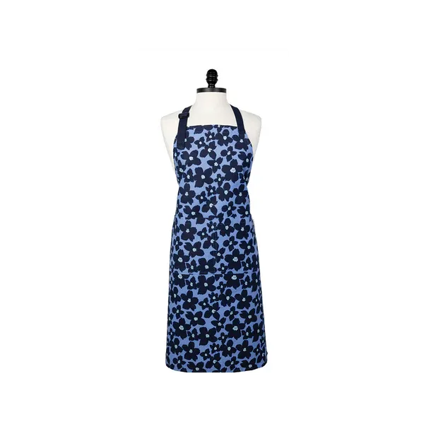 MUApron Periwinkle Floral
