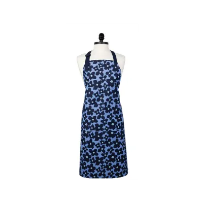 MUApron Periwinkle Floral