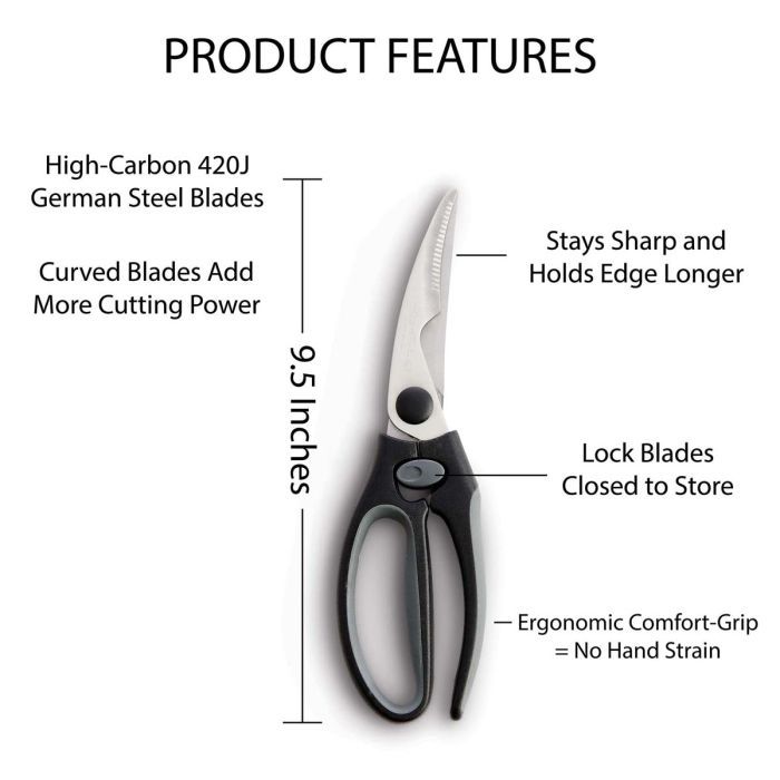 9.5" Locking Poultry Shears