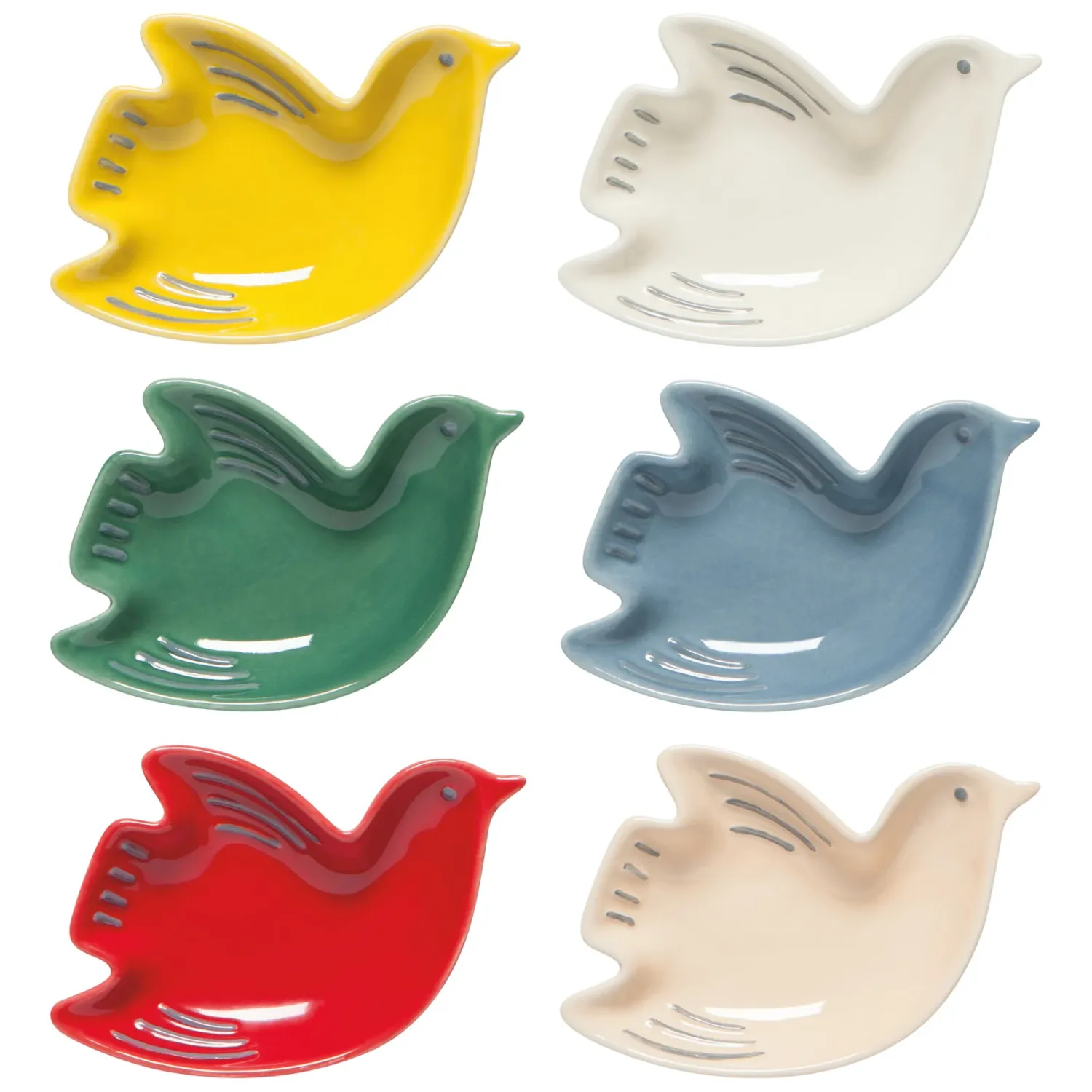 Pinch Bowl Shaped s/6 Bird