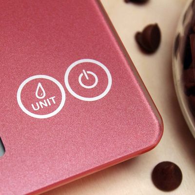 Arti Digital Glass Scale, Red