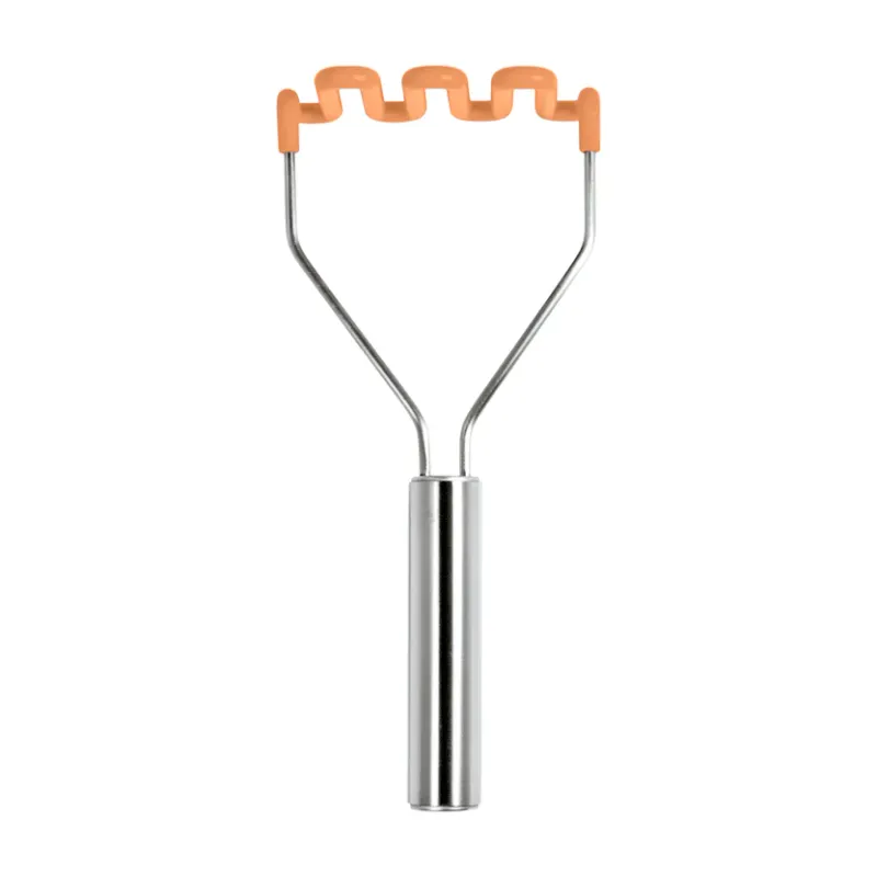 Silicone Potato Masher - Apricot