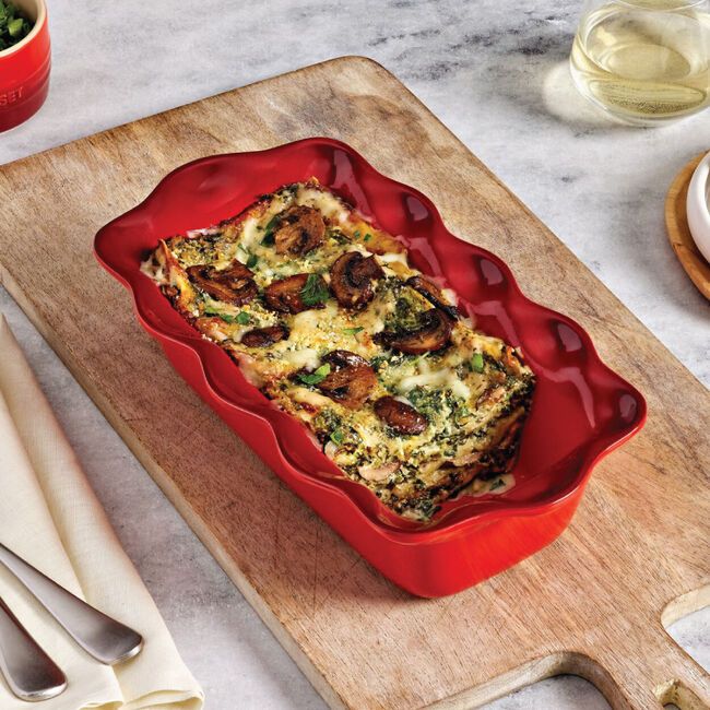 Heritage Fluted Loaf Pan - Cerise