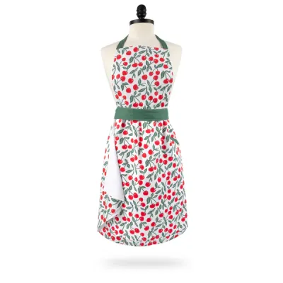 MuApron+Towel Cherry Pit